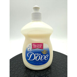 VTG Ultra Dove Dish Soap 1998 Lever Bros Kitchen Dishwashing Mini Bottle